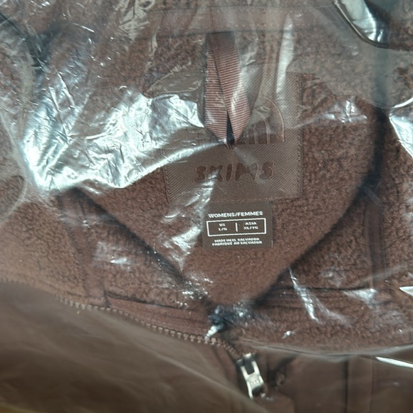 NWT The North Face x SKIMS 1995 RETRO DENALI FLEECE JACKET Size Large in Cocoa - Picture 7 of 11